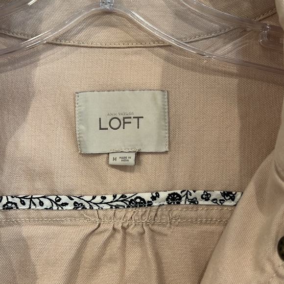 LOFT Blush Pink Casual Jacket Medium - Picture 3 of 5